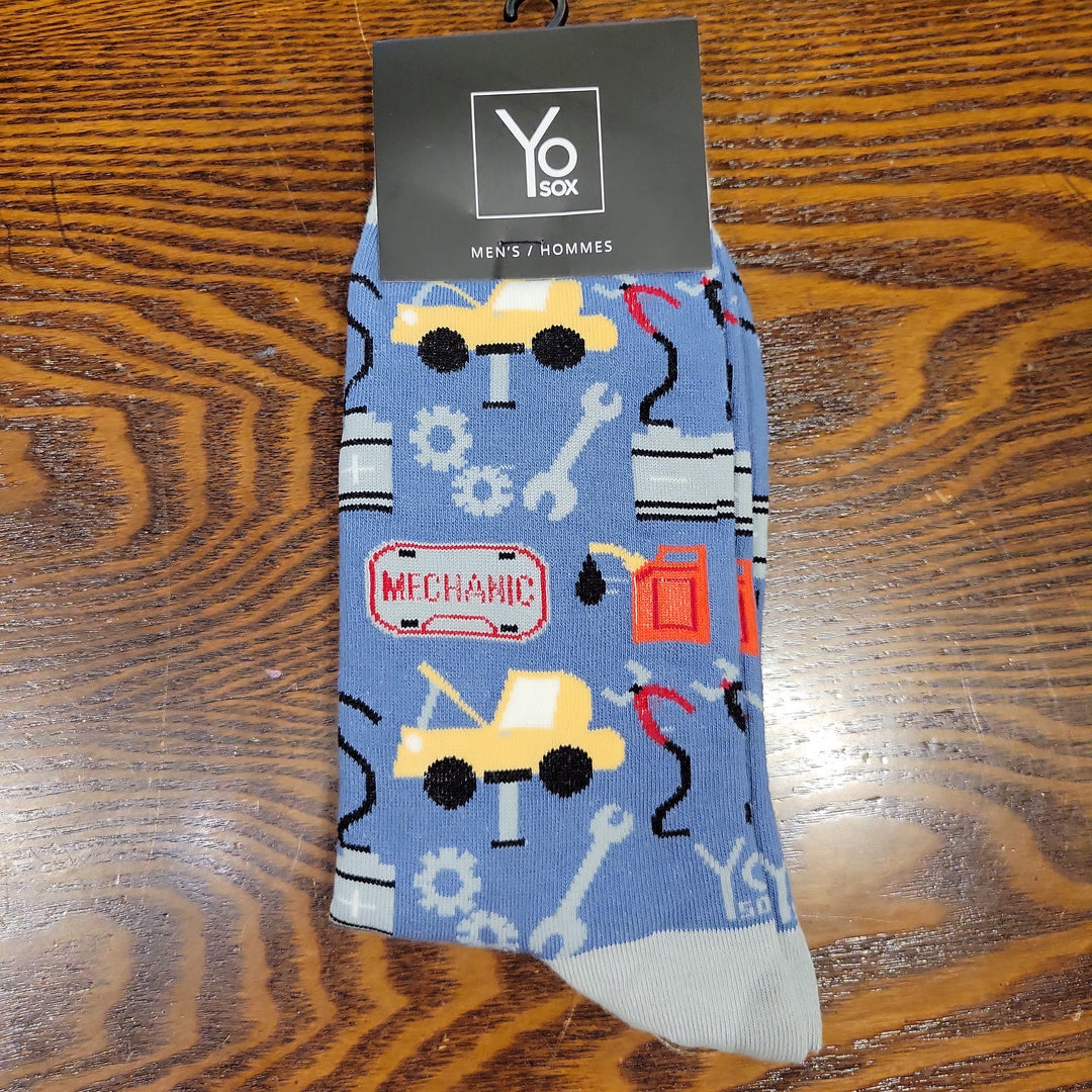 Men's Crew Sock, Mechanic