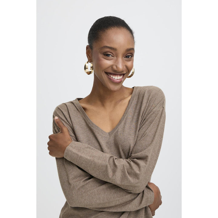 T-shirt col V Pamila L/S