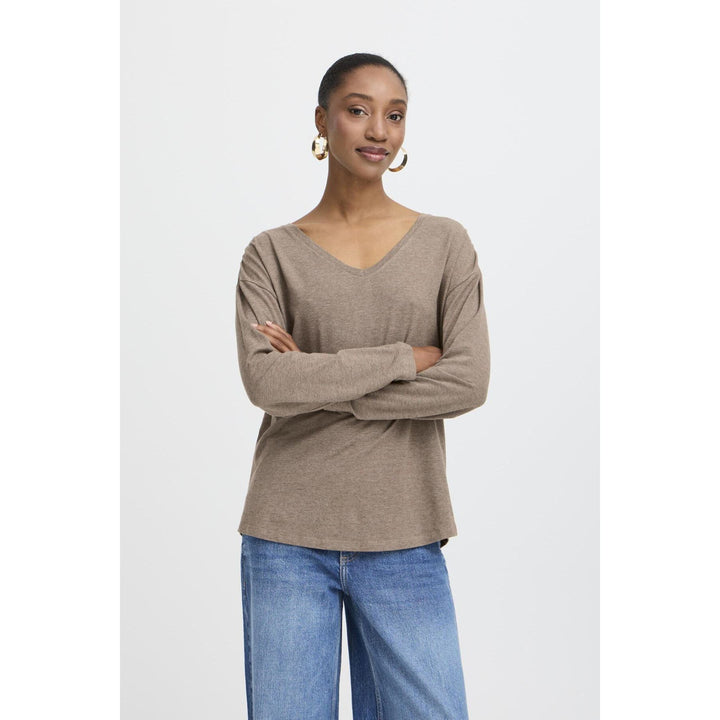 T-shirt col V Pamila L/S