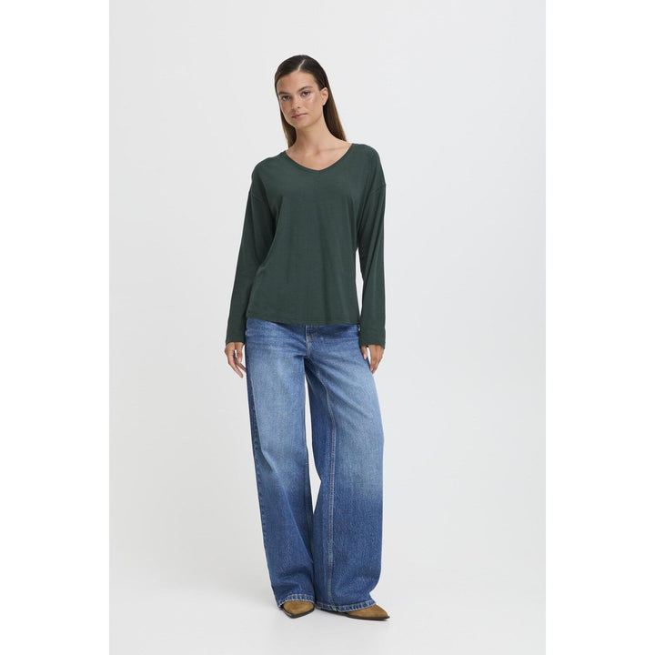 T-shirt col V Pamila L/S