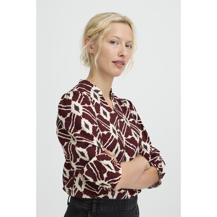 Chemisier col V Ikaia