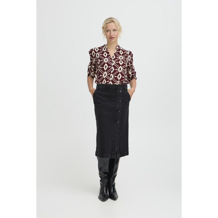 Chemisier col V Ikaia