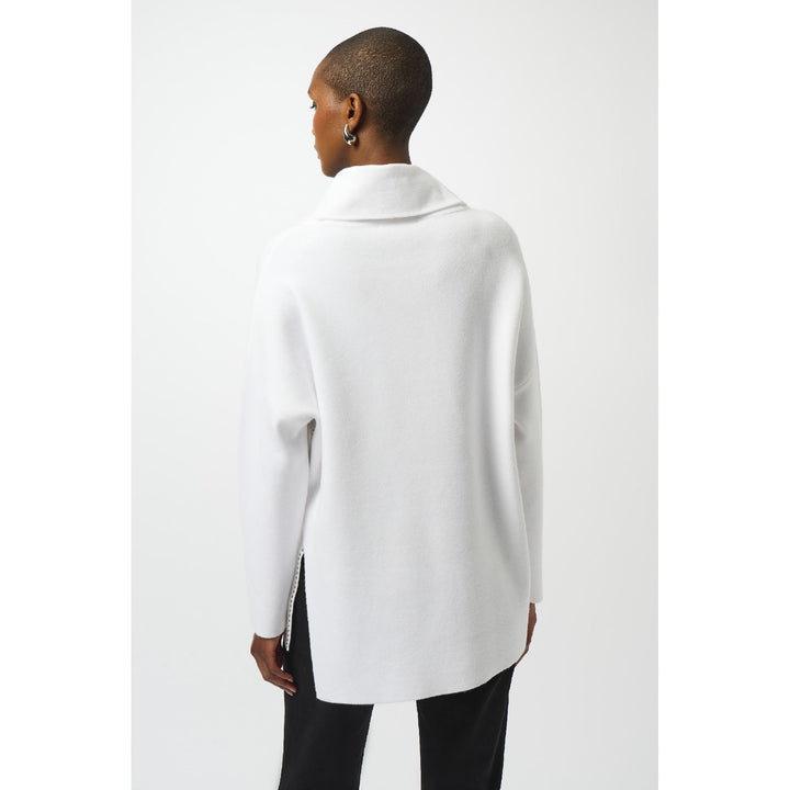 Suéter de punto asimétrico