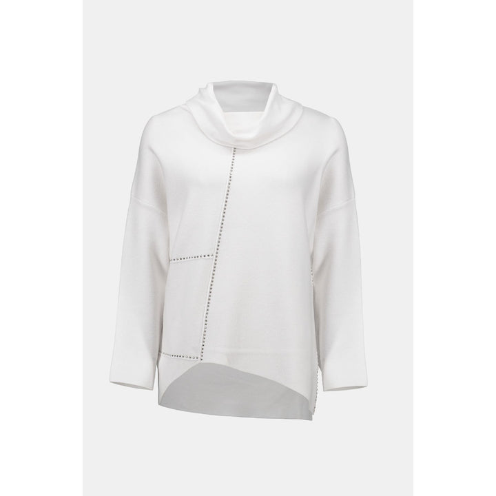 Suéter de punto asimétrico