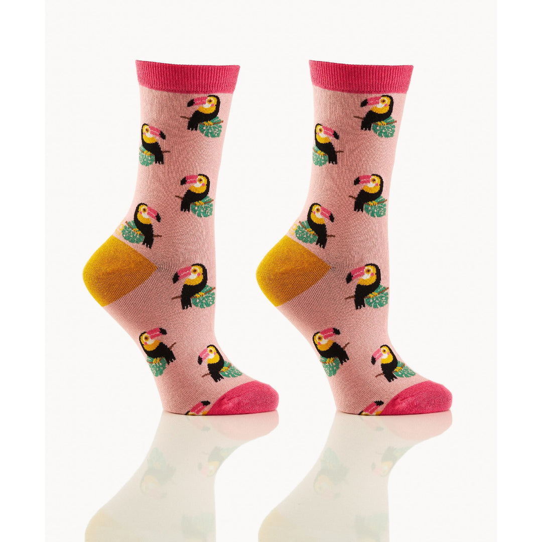Women's Crew Sock, Toucans