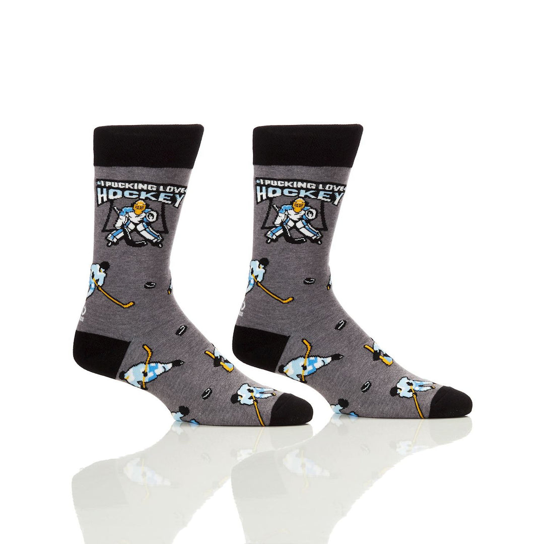Chaussettes mi-mollet pour hommes, Pucking Love Hockey