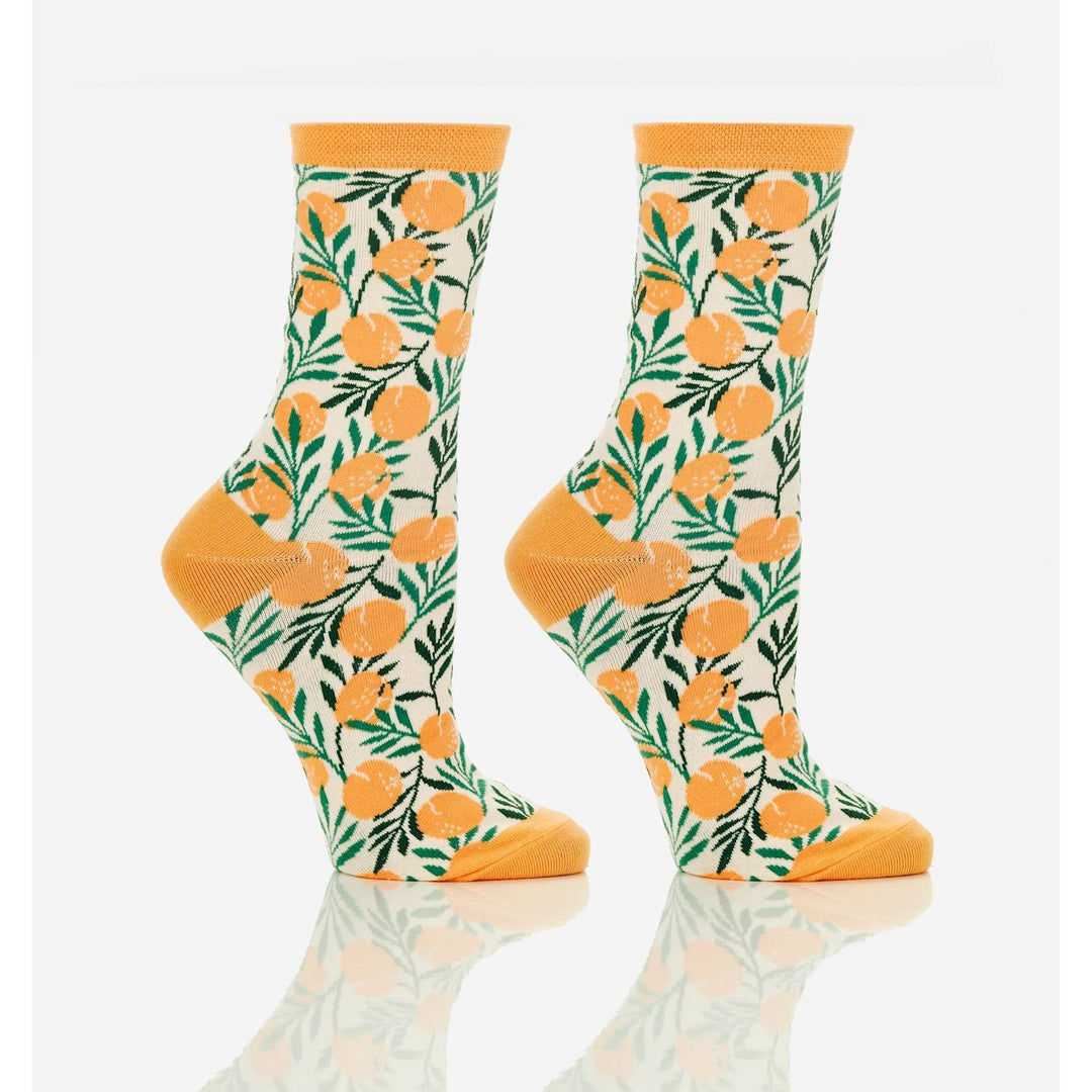 Women's Crew Sock, Peaches