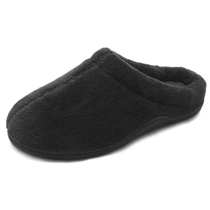 Pantuflas con capucha de microrizo para hombre