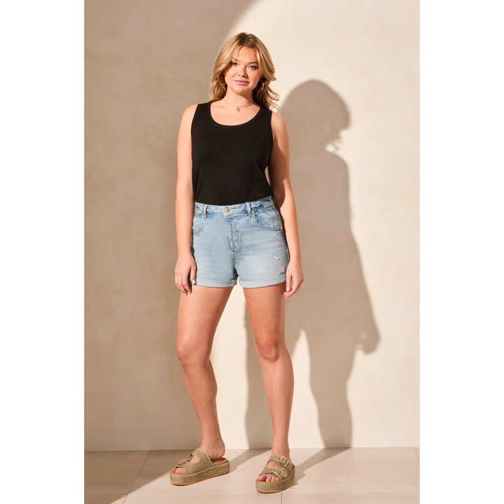 BLUE THREAD Limitless Stretch Wide Leg Jeans Short