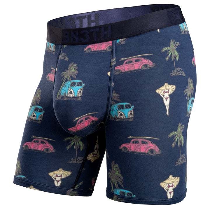 Boxer Classique - Noir/Bleu