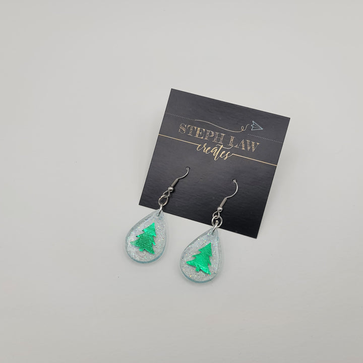 Pendientes de hoja perenne