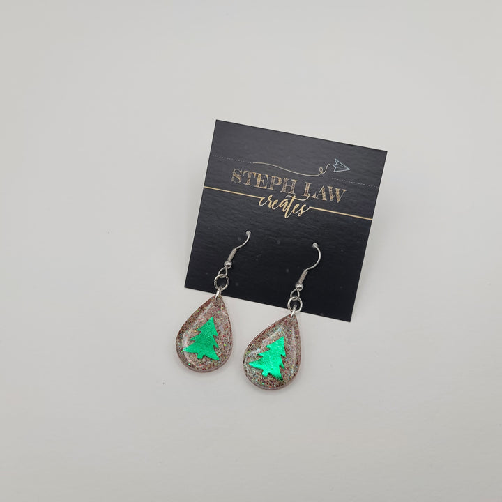 Pendientes de hoja perenne