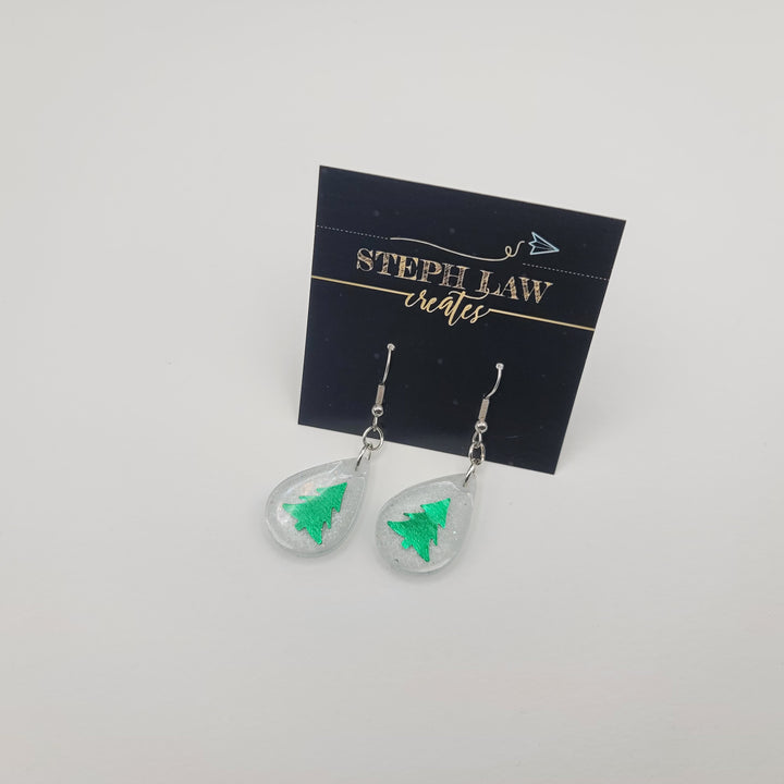 Pendientes de hoja perenne