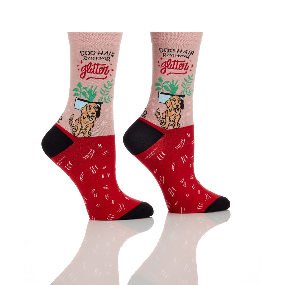 Women's Crew Sock, Dog Hair