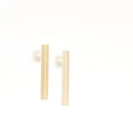 Boucles d'oreilles barre