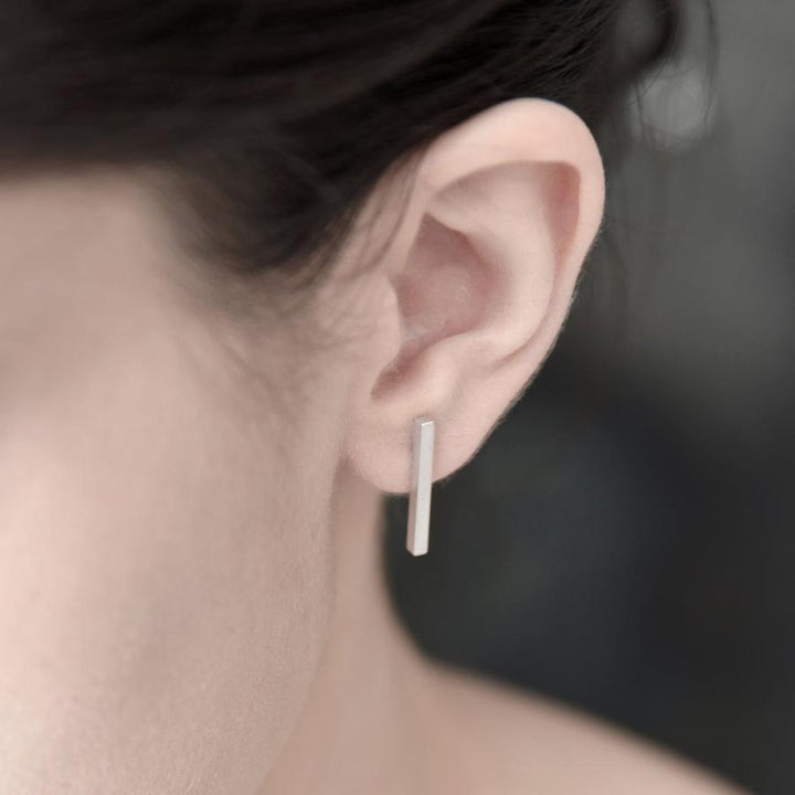 Boucles d'oreilles barre