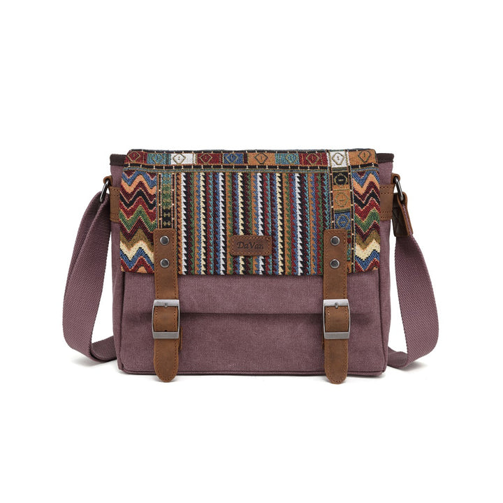 Small Messenger Bag with Aztec Design
