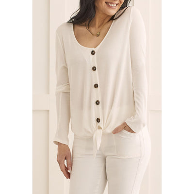 Waffle Top w/ Front Tie