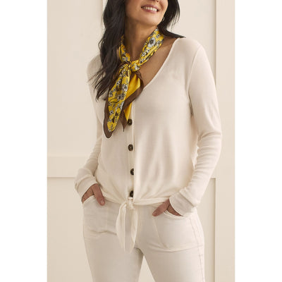 Waffle Top w/ Front Tie