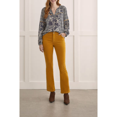 Pantalon 5 poches avec braguette sur le devant