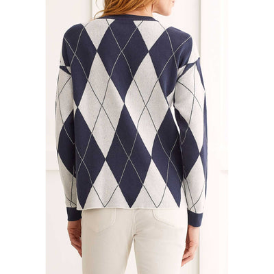 Reversible Cotton Crew Neck Sweater