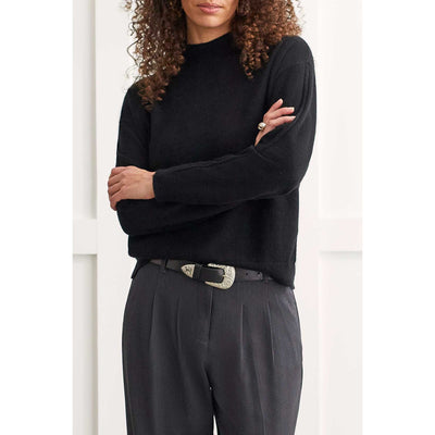 Funnel Neck Cashmere Sweater