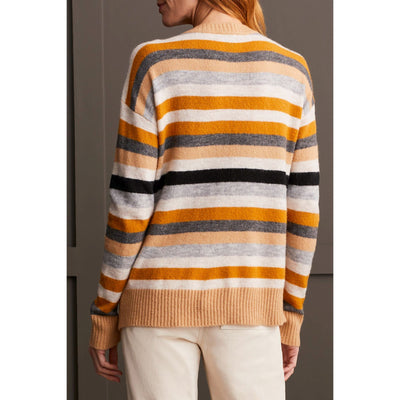 Crew Neck Striped Sweater