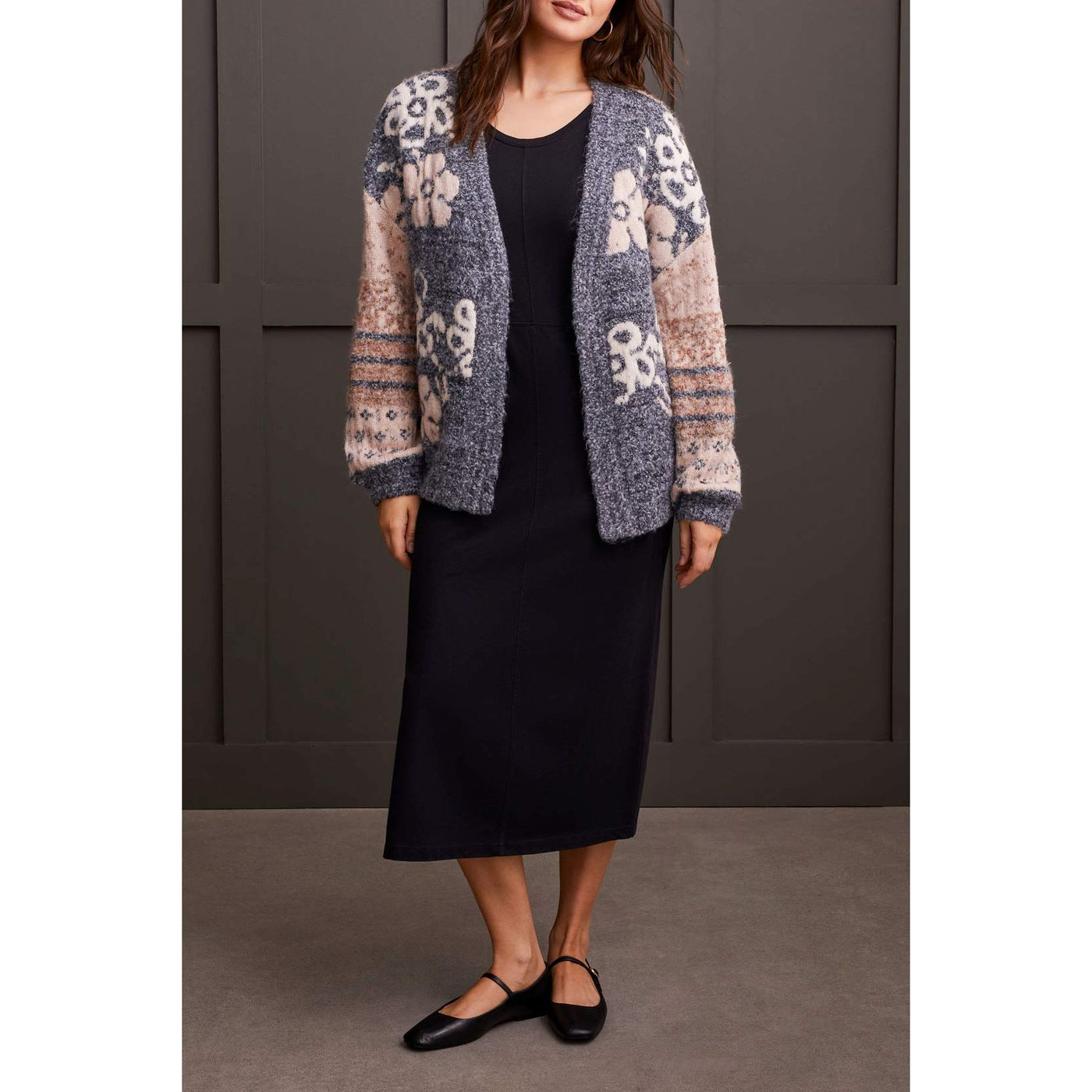 Jacquard Cardigan