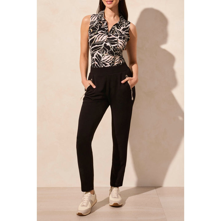 Pantalon à enfiler à bordure contrastée Techno Lux
