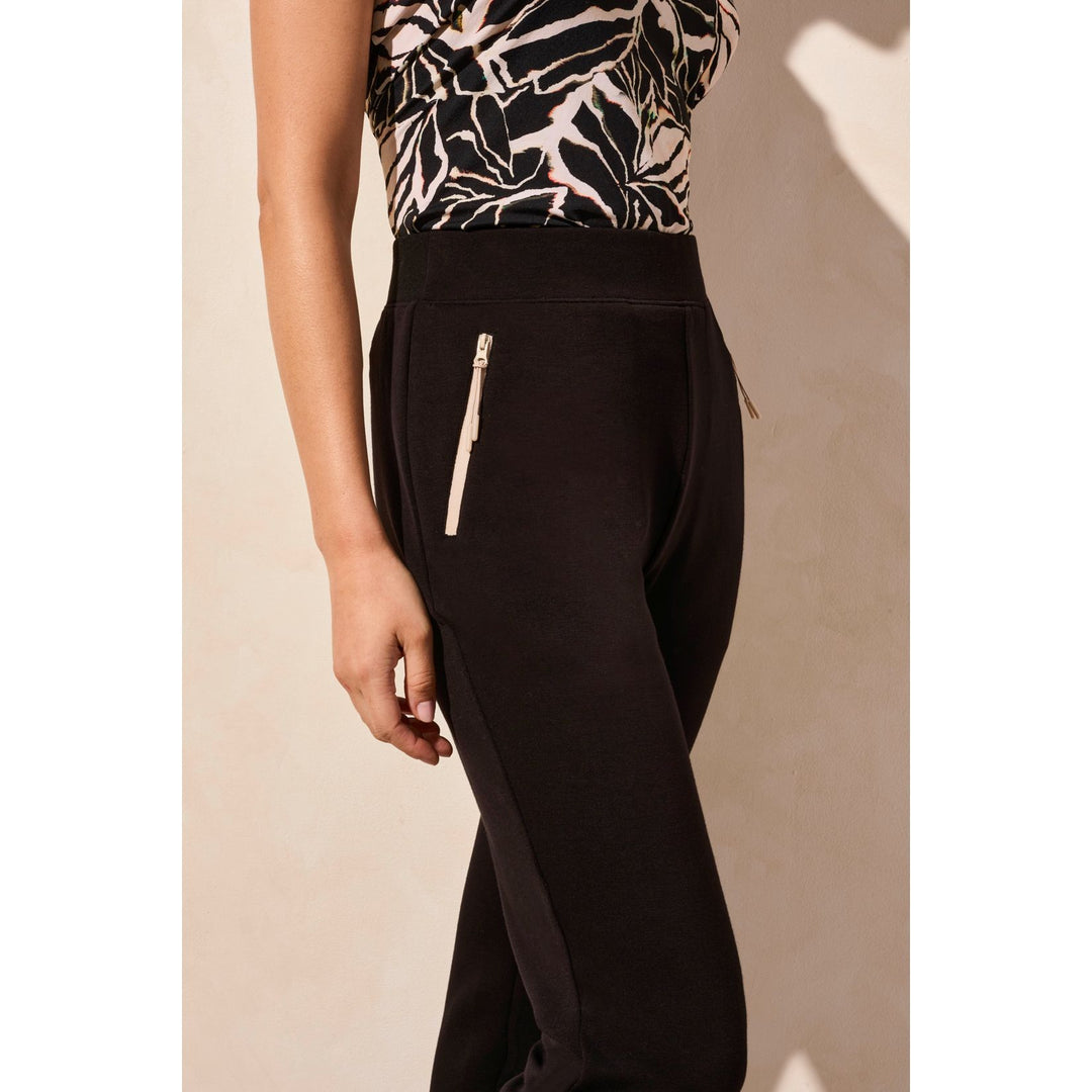 Pantalon à enfiler à bordure contrastée Techno Lux