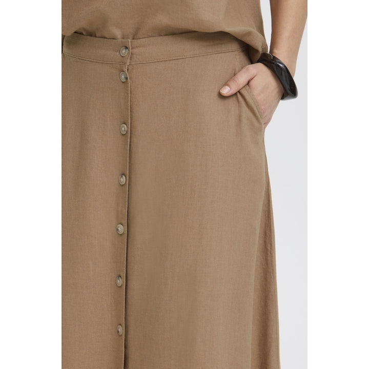 Falakka Button Skirt