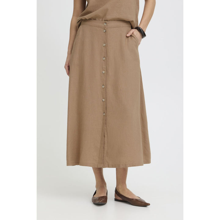 Falakka Button Skirt