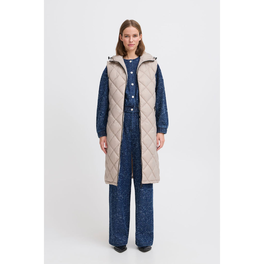 Berta Long Vest – Woods Clothing