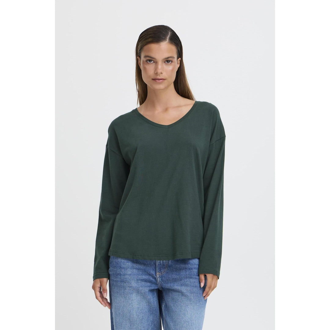 Pamila L/S V-Neck Tee
