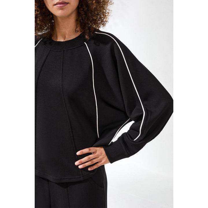 Techno Lux Crew Dolman Top