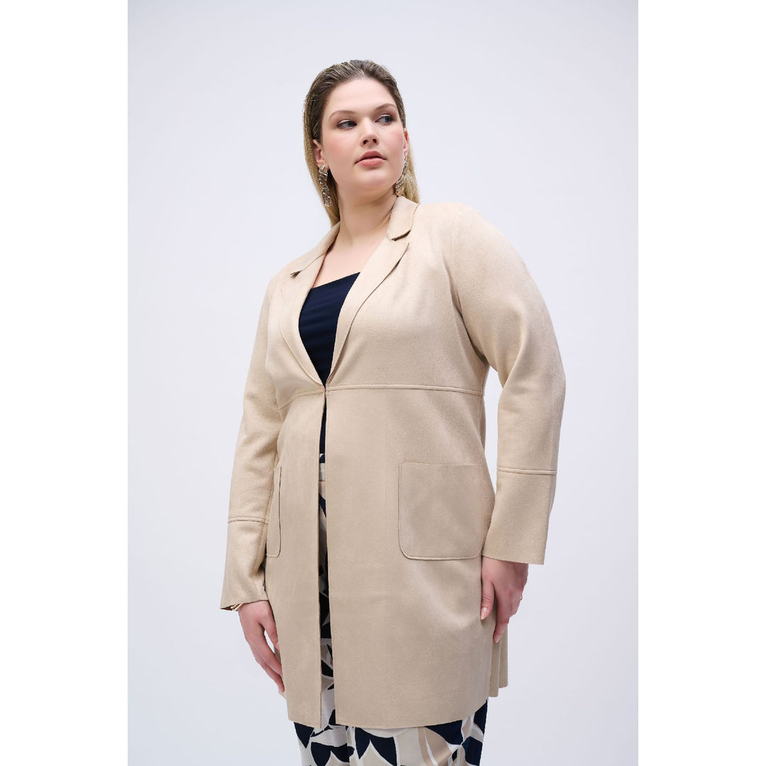 Veste droite en daim Scuba