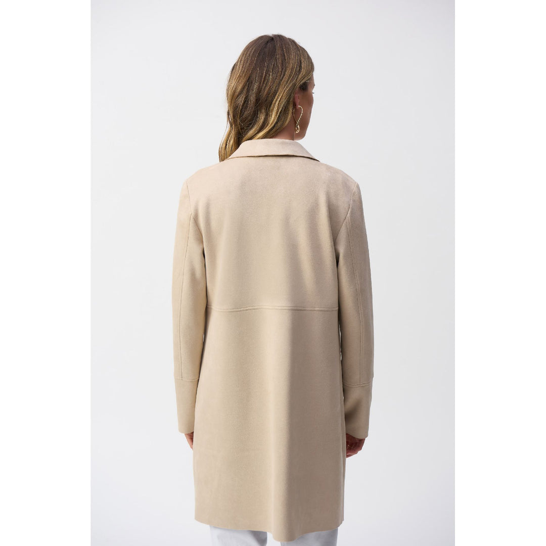 Veste droite en daim Scuba