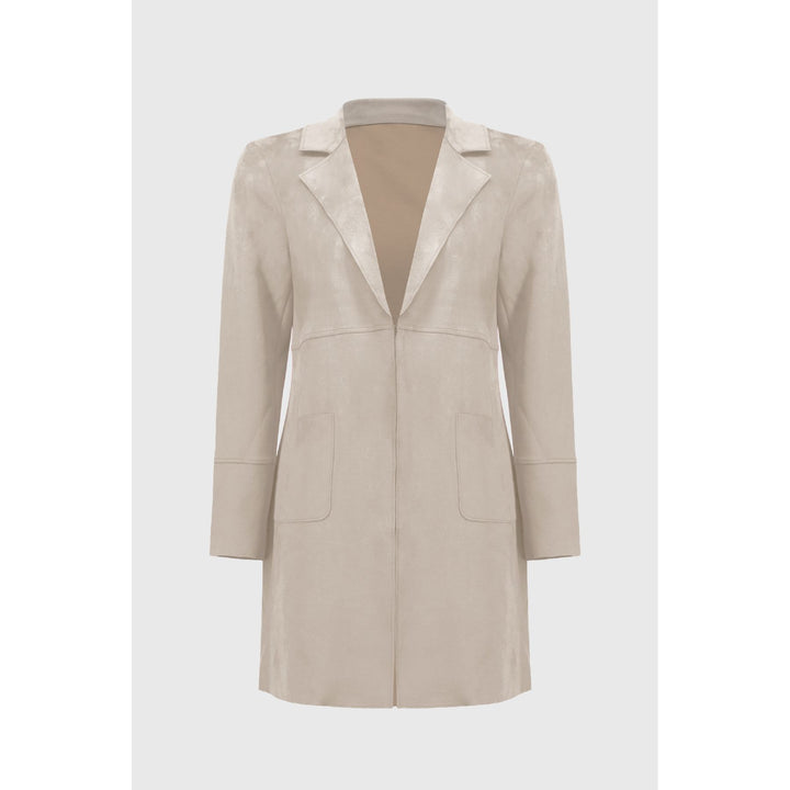 Veste droite en daim Scuba