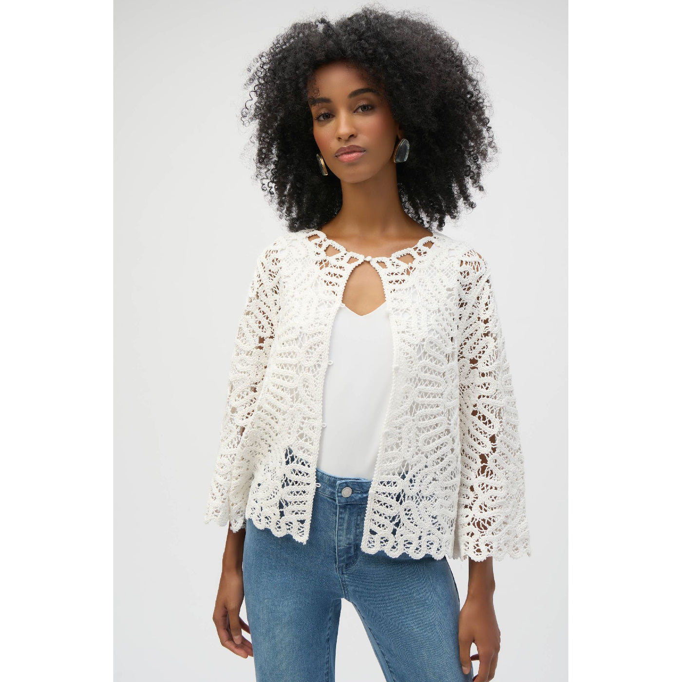 Crochet Sweater Knit Cover-Up