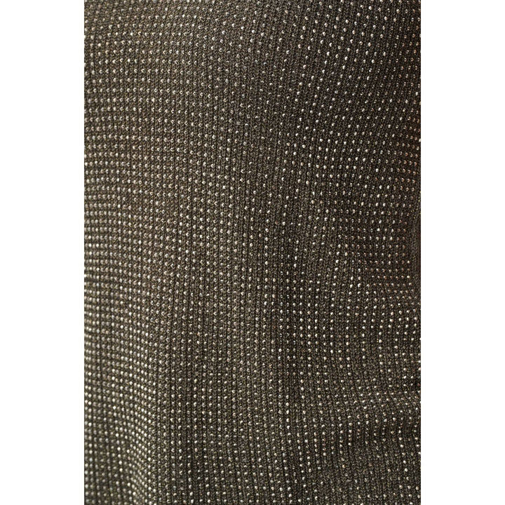 Metallic Knitted Camisole w/ Rhinestones