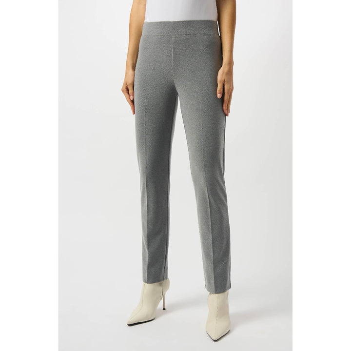 Melange Silky Knit Straight Leg Pull-On Pants