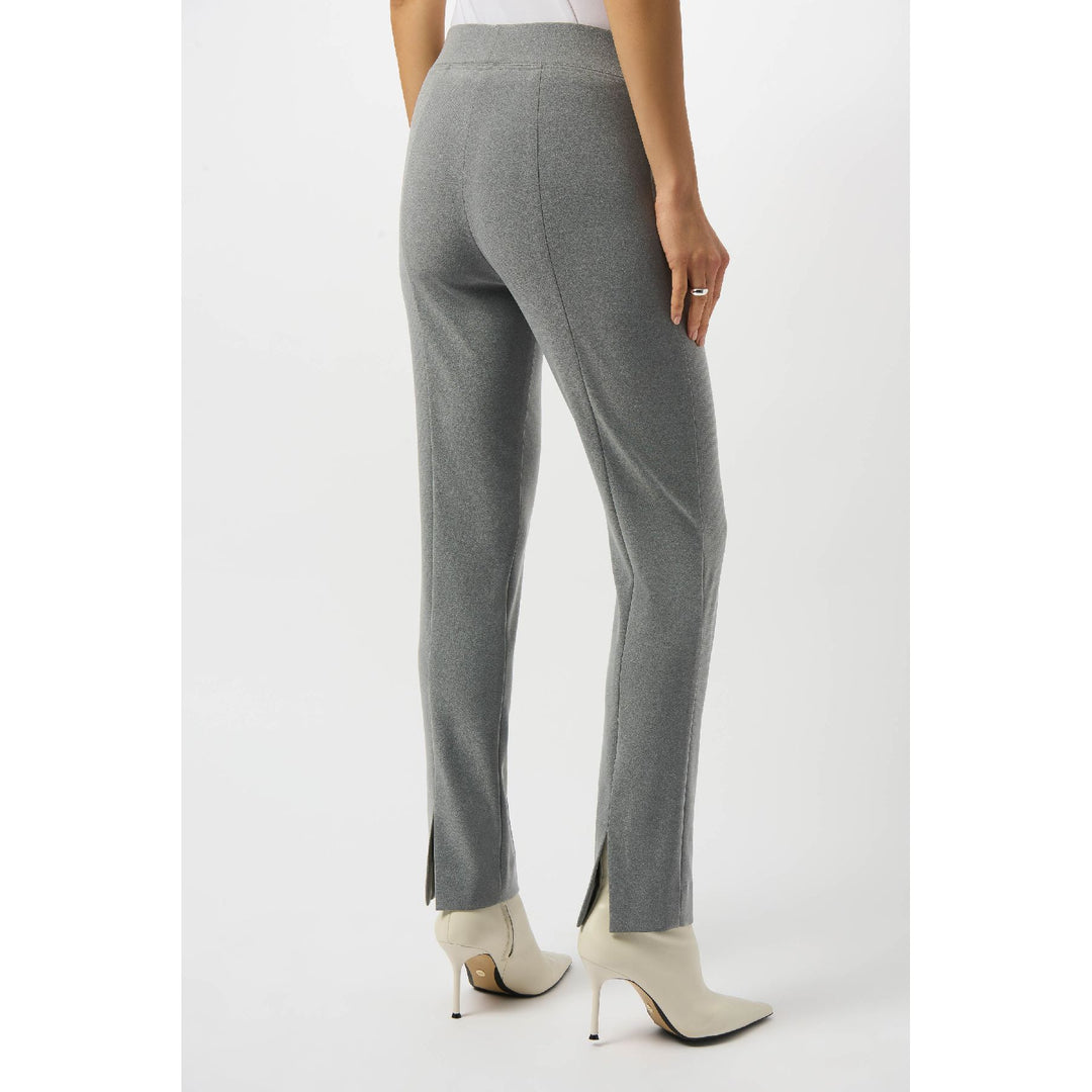 Melange Silky Knit Straight Leg Pull-On Pants