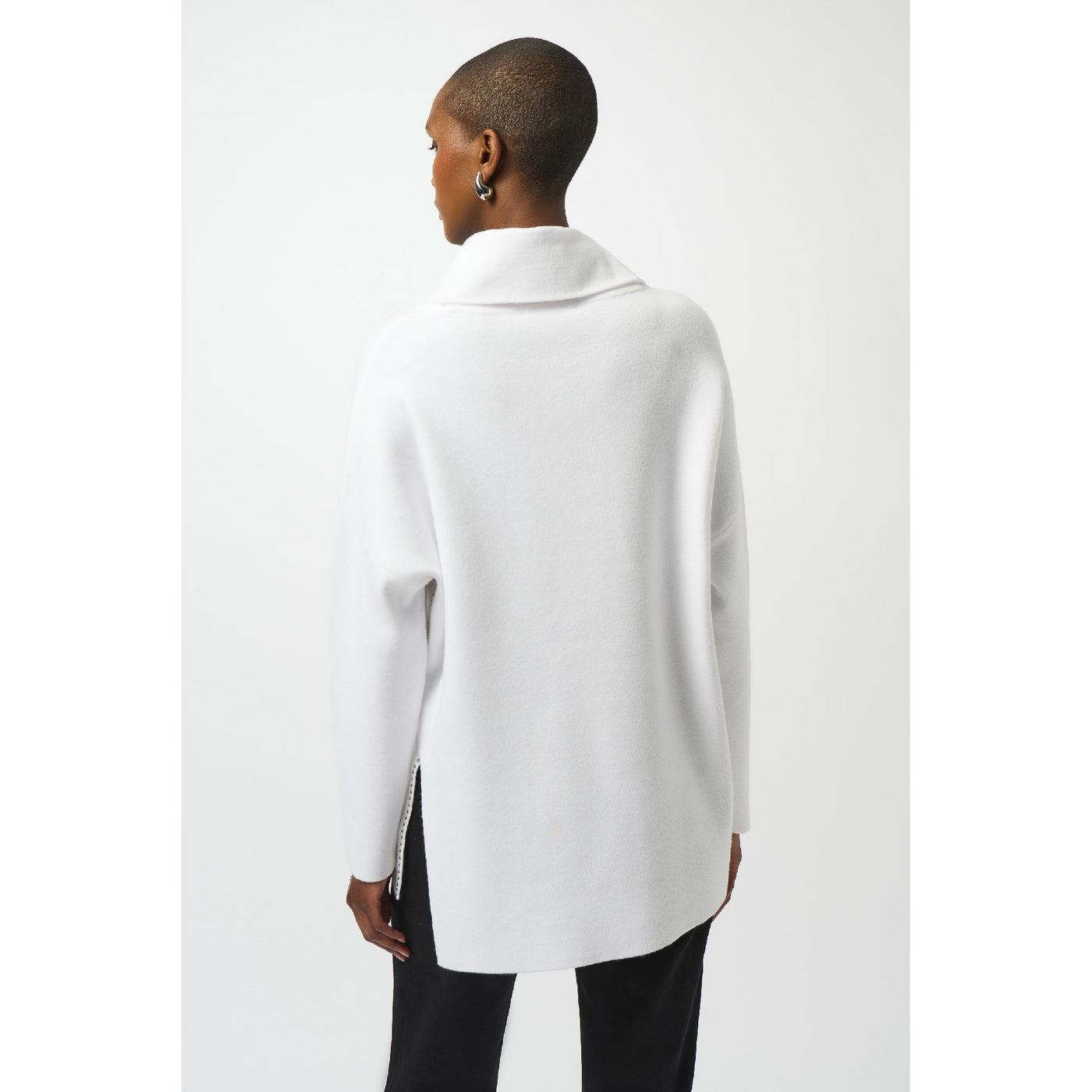 Sweater Knit Asymmetrical Pullover