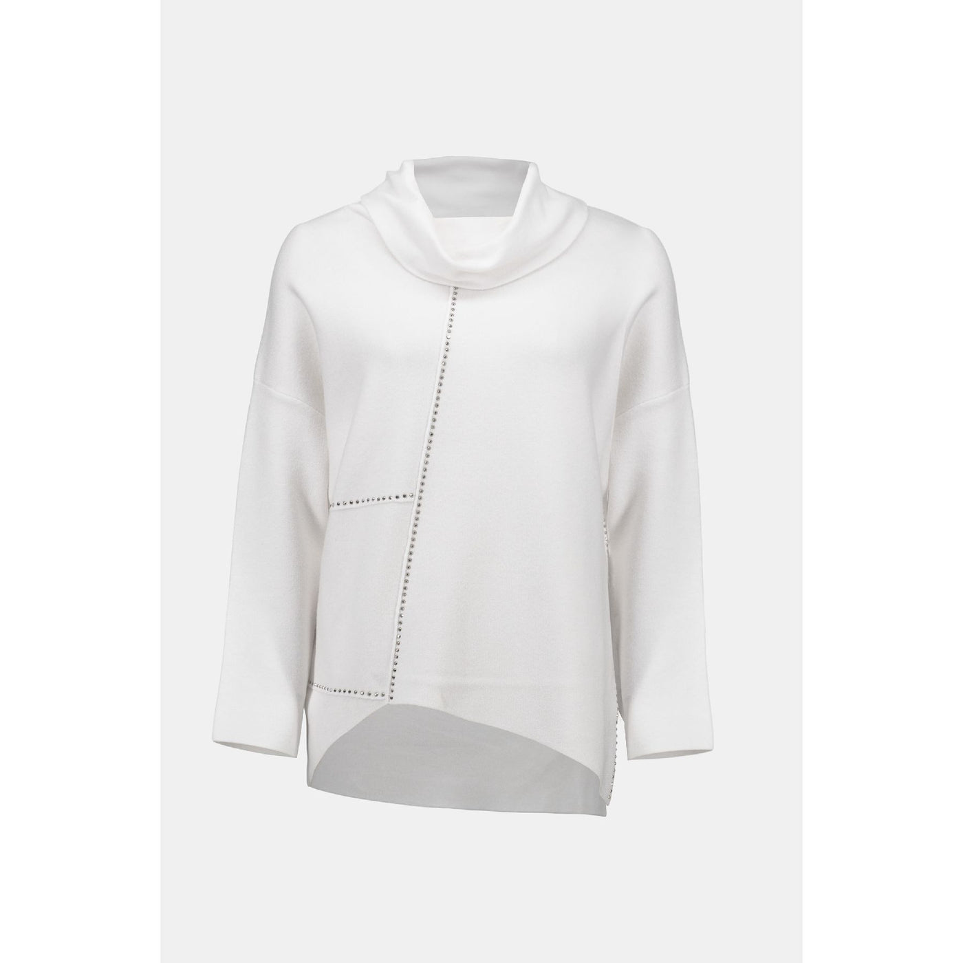 Sweater Knit Asymmetrical Pullover