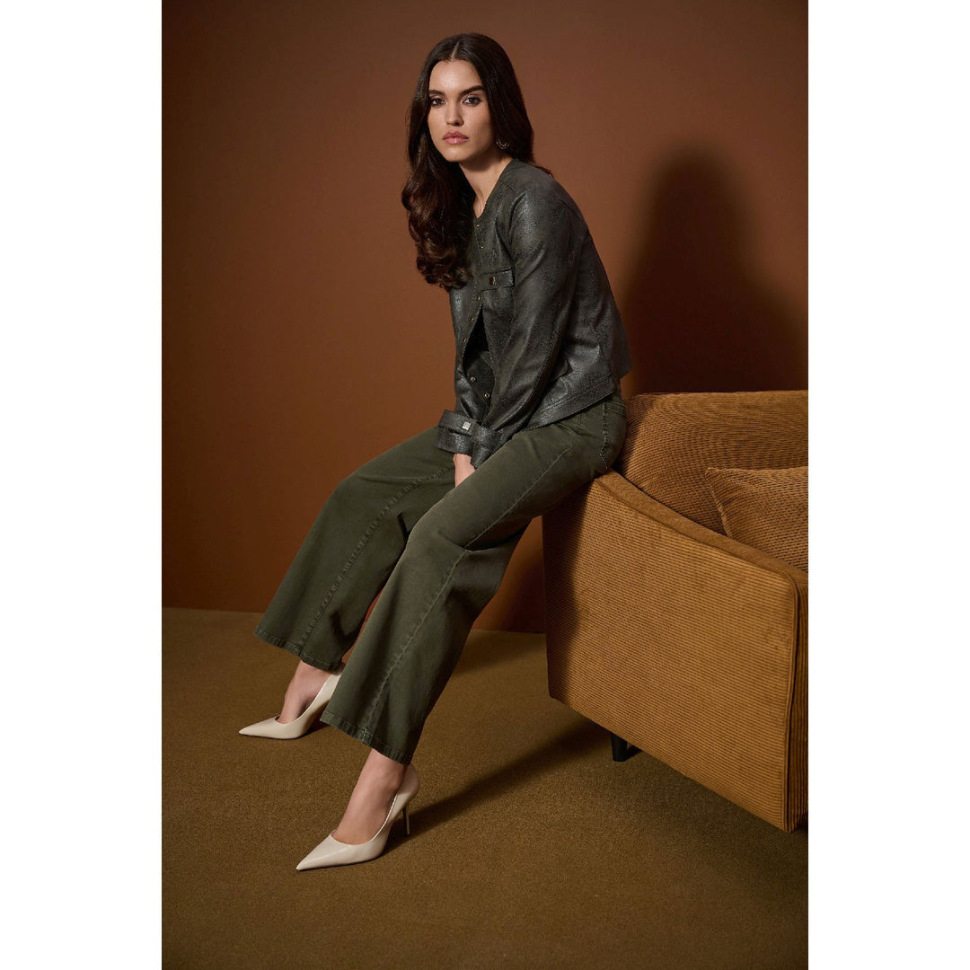 Goldie | Jean extensible classique à jambes larges