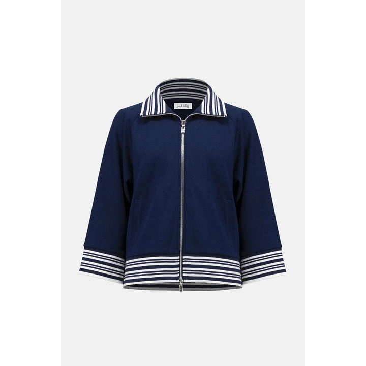 Scuba Jersey Jacket With Funnel Collar