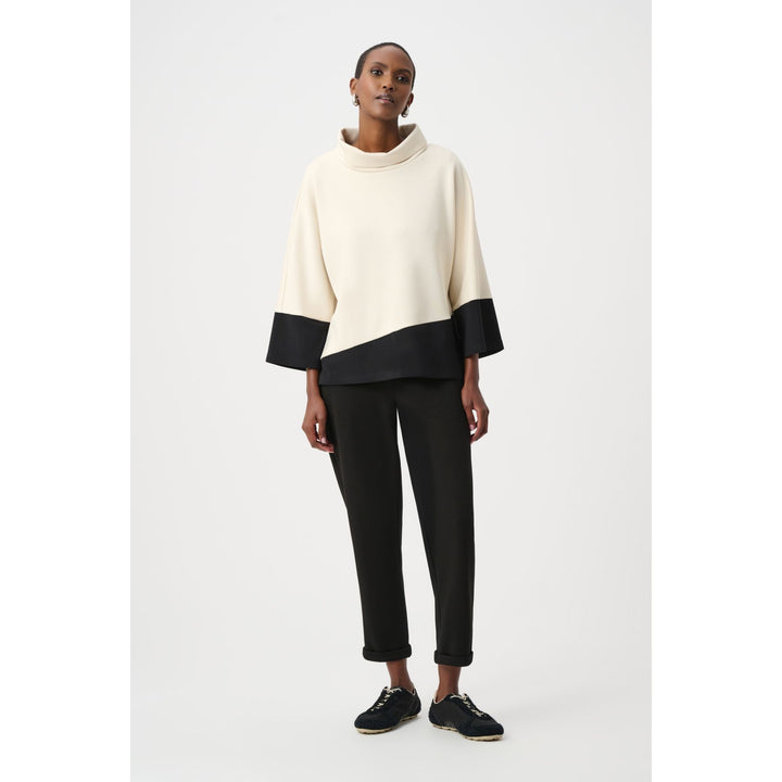 Scuba Jersey Colour Block Trapeze Top