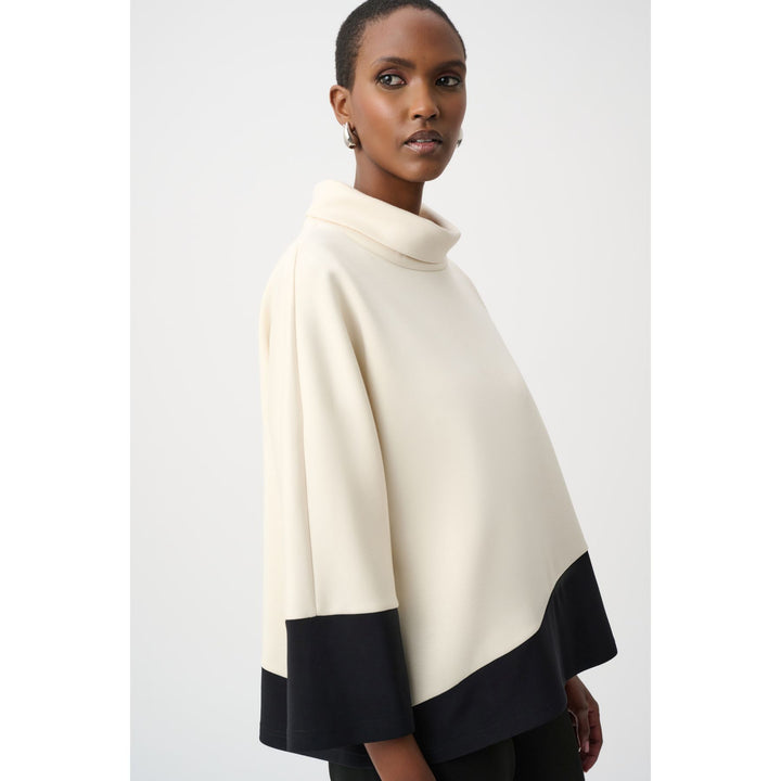Scuba Jersey Colour Block Trapeze Top