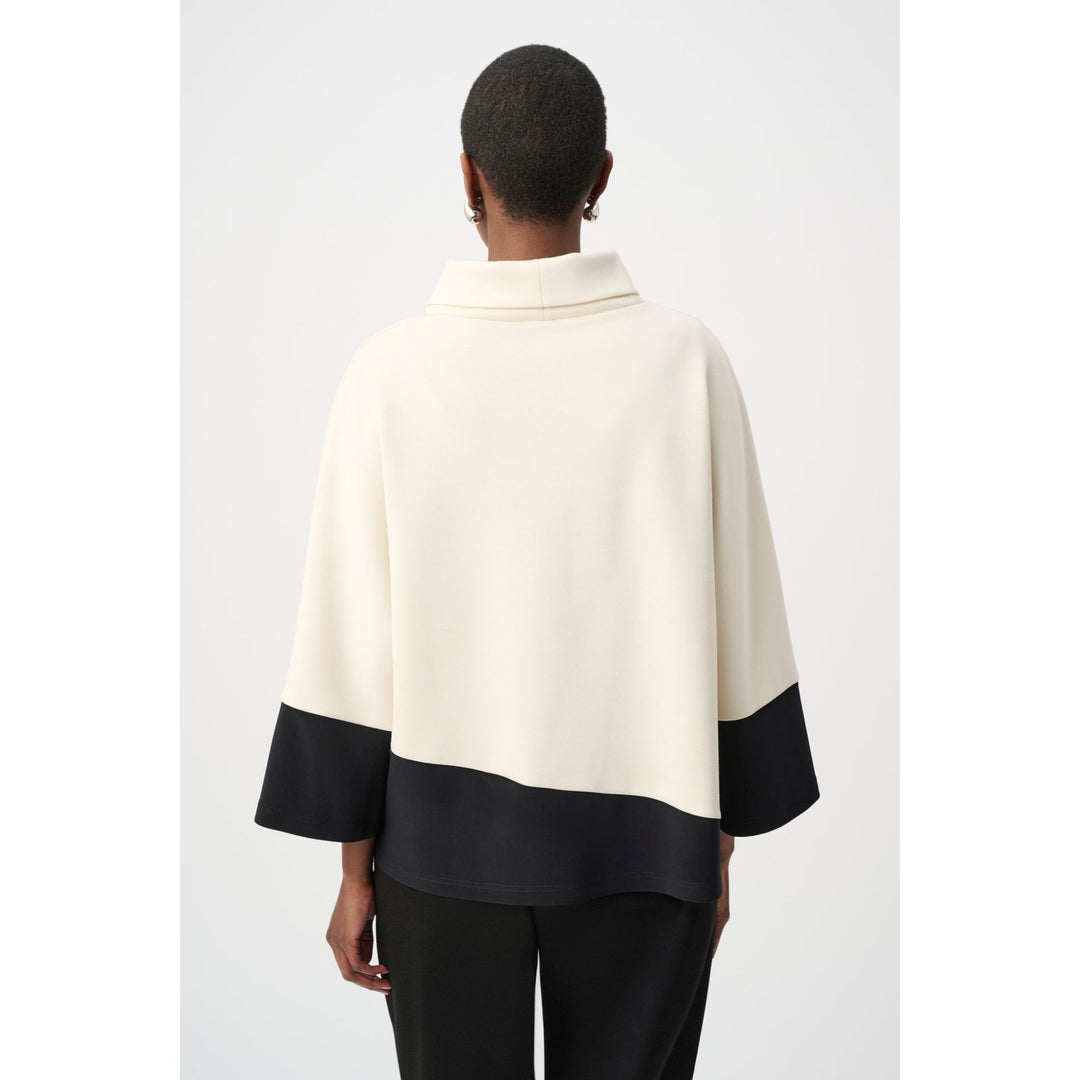 Scuba Jersey Colour Block Trapeze Top