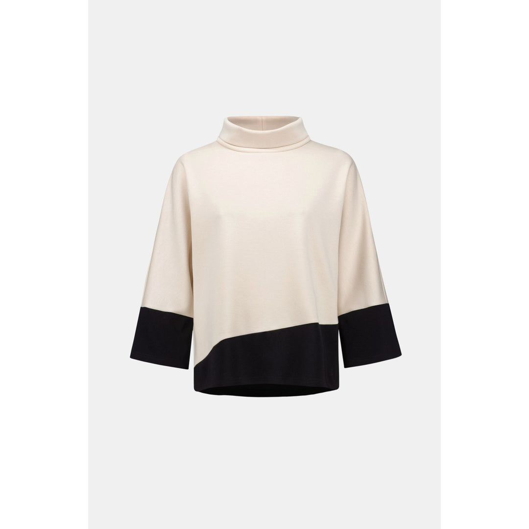 Scuba Jersey Colour Block Trapeze Top